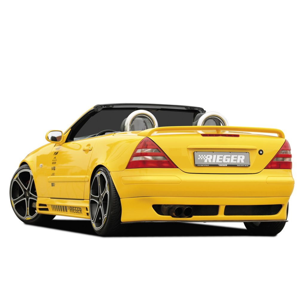 Rieger spoiler pod zadní nárazník pro Mercedes SLK R170 roadster r.v. 09/96-12/00, plast ABS bez povrchové úpravy, r.v. 09/1996-12/2000