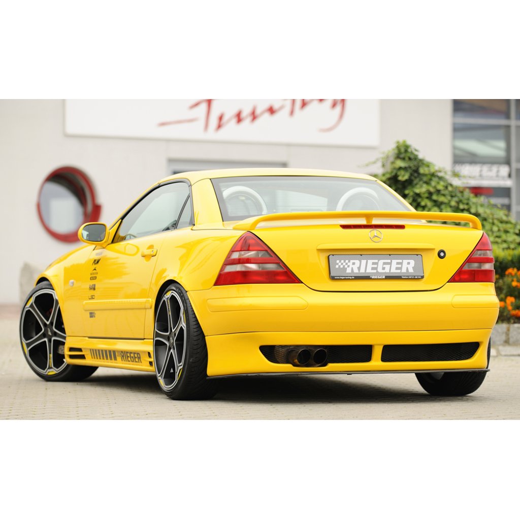 Rieger spoiler pod zadní nárazník pro Mercedes SLK R170 roadster r.v. 09/96-12/00, plast ABS bez povrchové úpravy, r.v. 09/1996-12/2000