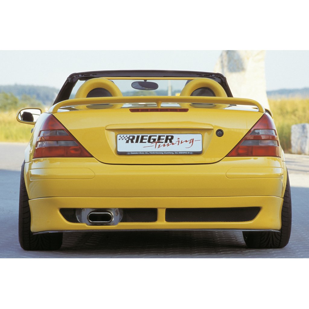 Rieger spoiler pod zadní nárazník pro Mercedes SLK R170 roadster r.v. 09/96-12/00, plast ABS bez povrchové úpravy, r.v. 09/1996-12/2000