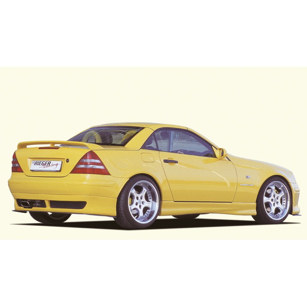 Rieger spoiler pod zadní nárazník pro Mercedes SLK R170 roadster r.v. 09/96-12/00, plast ABS bez povrchové úpravy, r.v. 09/1996-12/2000