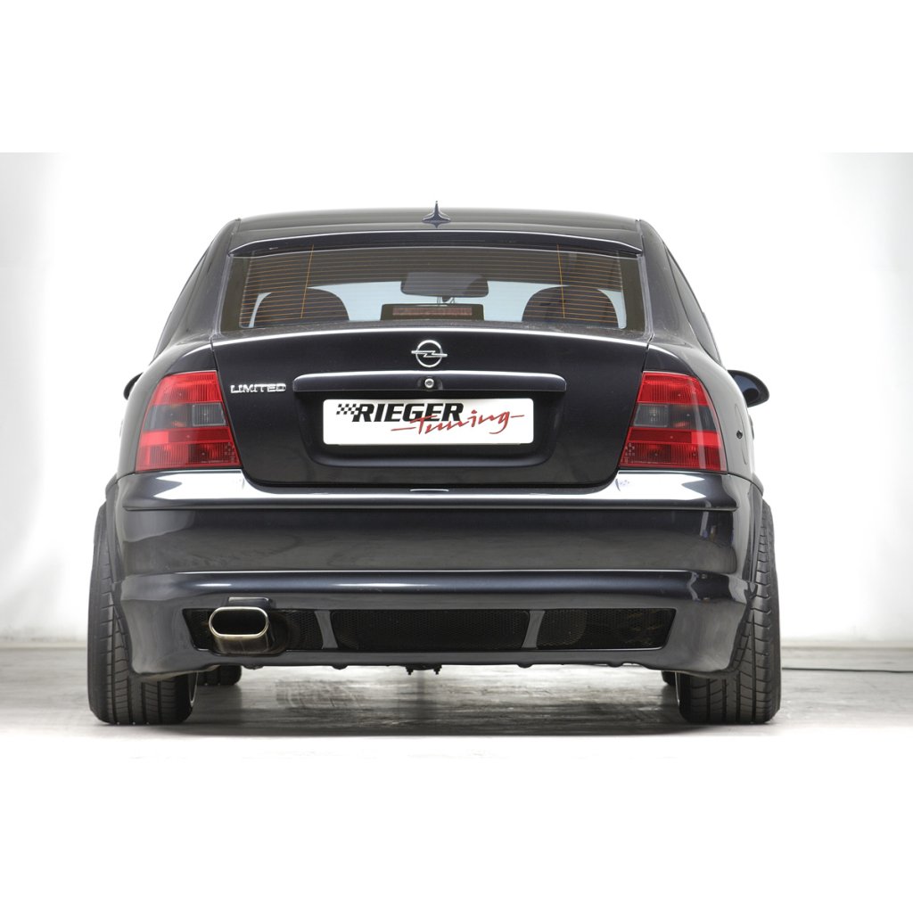 Rieger spoiler pod zadní nárazník pro Opel Vectra B hatchback, notchback před faceliftem r.v. -07/98, plast ABS bez povrchové úpravy