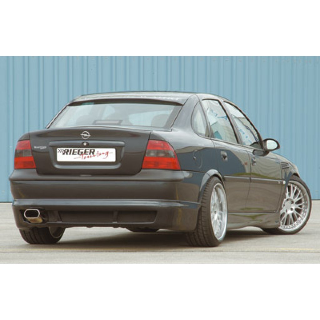 Rieger spoiler pod zadní nárazník pro Opel Vectra B hatchback, notchback před faceliftem r.v. -07/98, plast ABS bez povrchové úpravy
