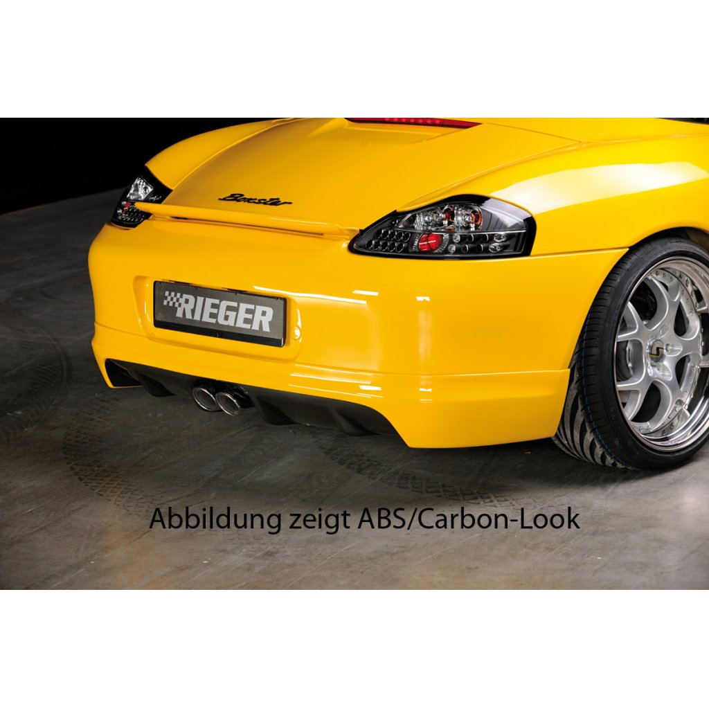 Rieger spoiler pod zadní nárazník pro Porsche Boxster 986 r.v. 09/96-10/04, plast ABS bez povrchové úpravy