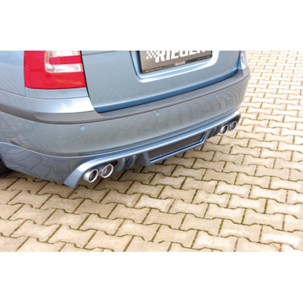 Rieger spoiler pod zadní nárazník pro Škoda Octavia 1Z combi r.v. 06/04-10/08, plast ABS bez povrchové úpravy