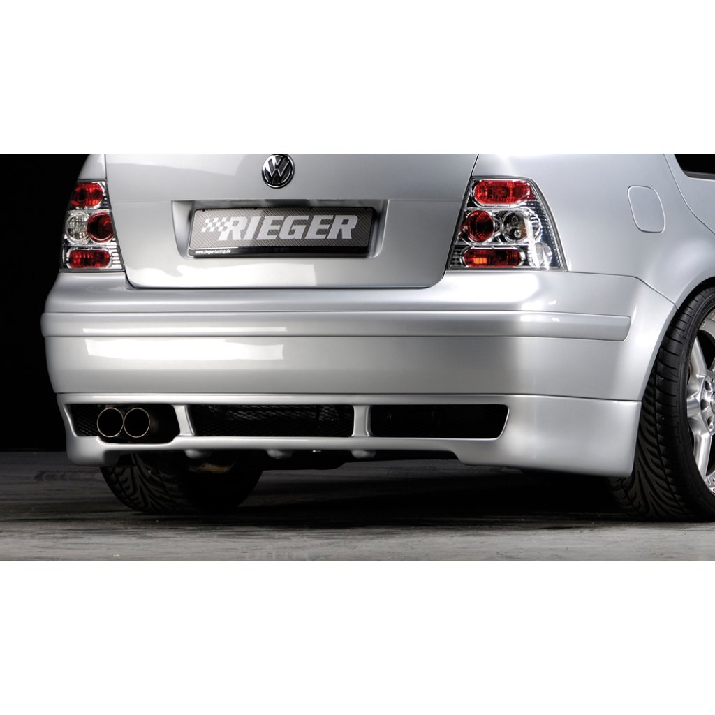 Rieger spoiler pod zadní nárazník pro Volkswagen Bora 1J sedan, plast ABS bez povrchové úpravy