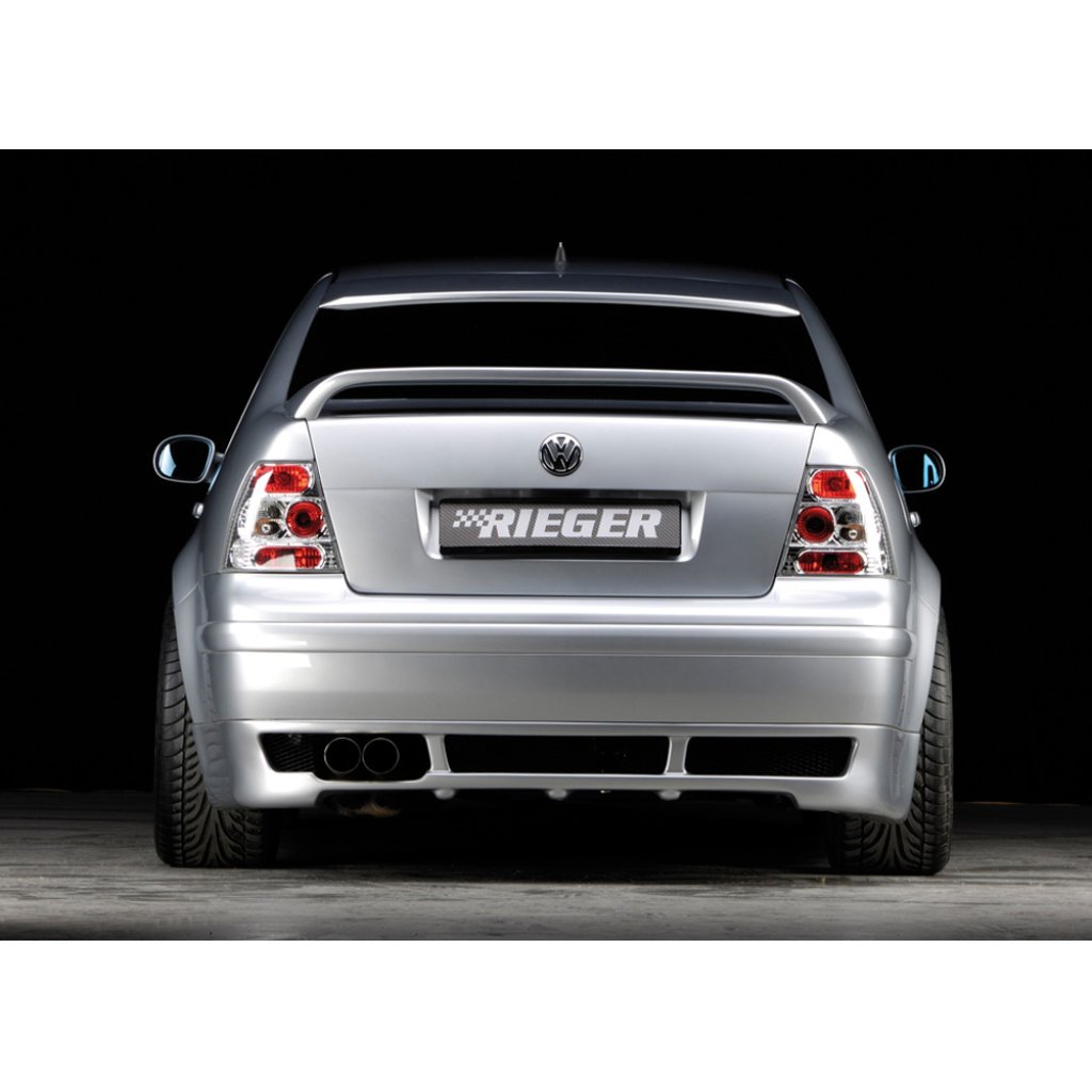 Rieger spoiler pod zadní nárazník pro Volkswagen Bora 1J sedan, plast ABS bez povrchové úpravy