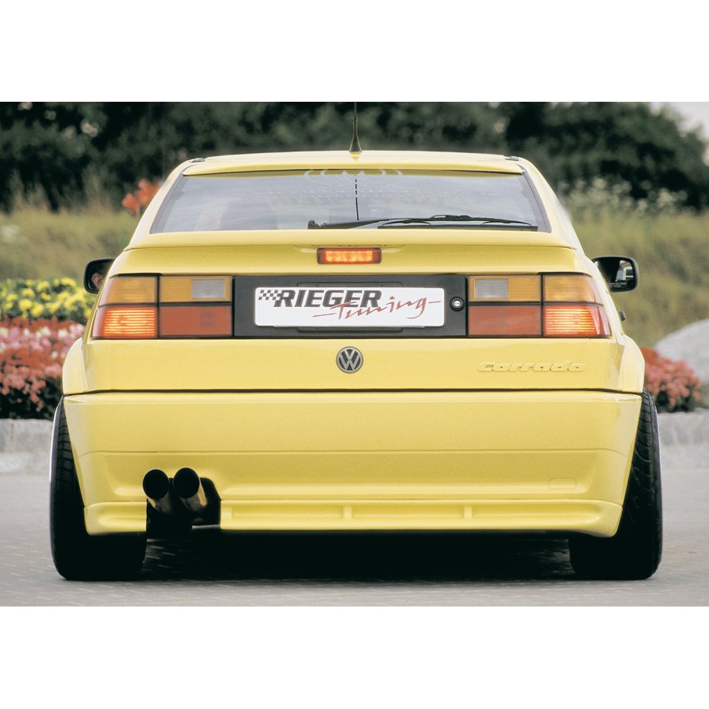 Rieger spoiler pod zadní nárazník pro Volkswagen Corrado 53I kupé r.v. 88-95, plast ABS bez povrchové úpravy, kratší levá část
