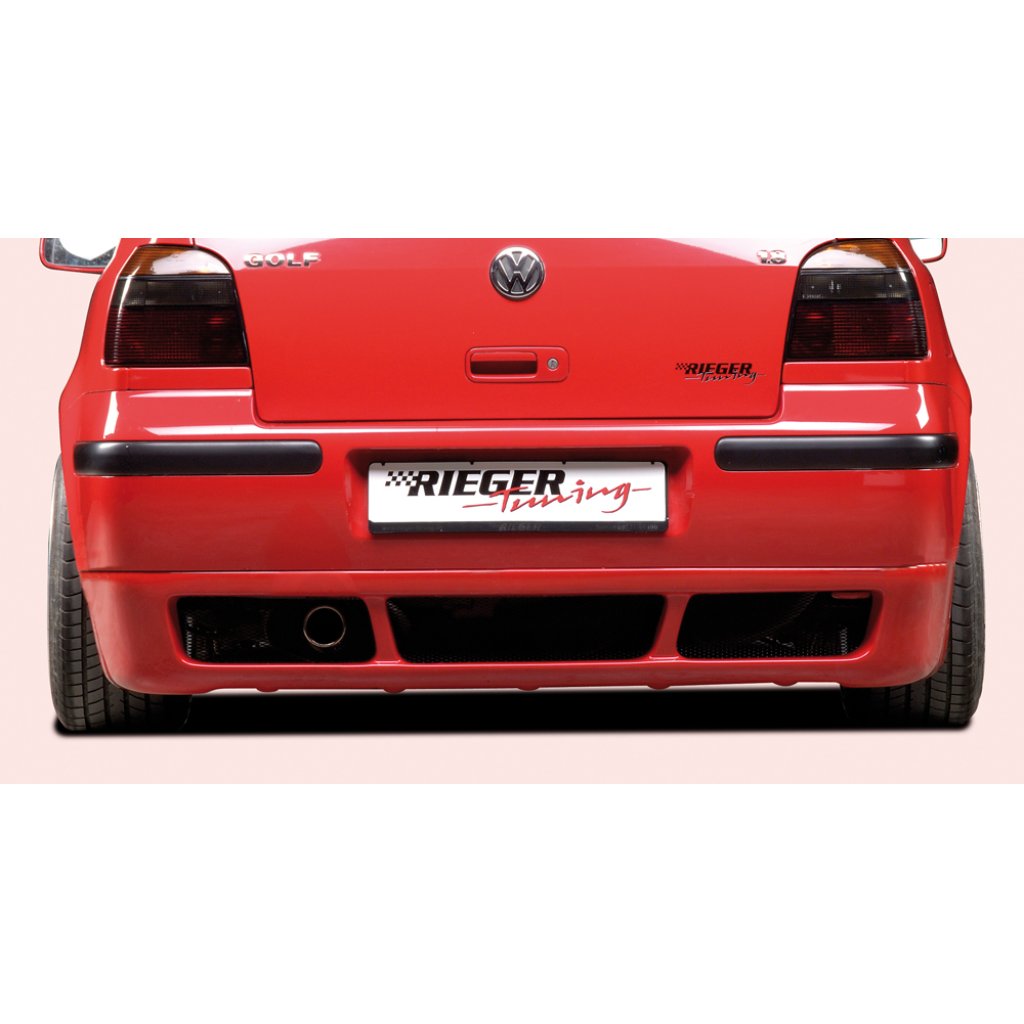 Rieger spoiler pod zadní nárazník pro Volkswagen Golf 4 1J kabriolet r.v. 10/97-03, plast ABS bez povrchové úpravy