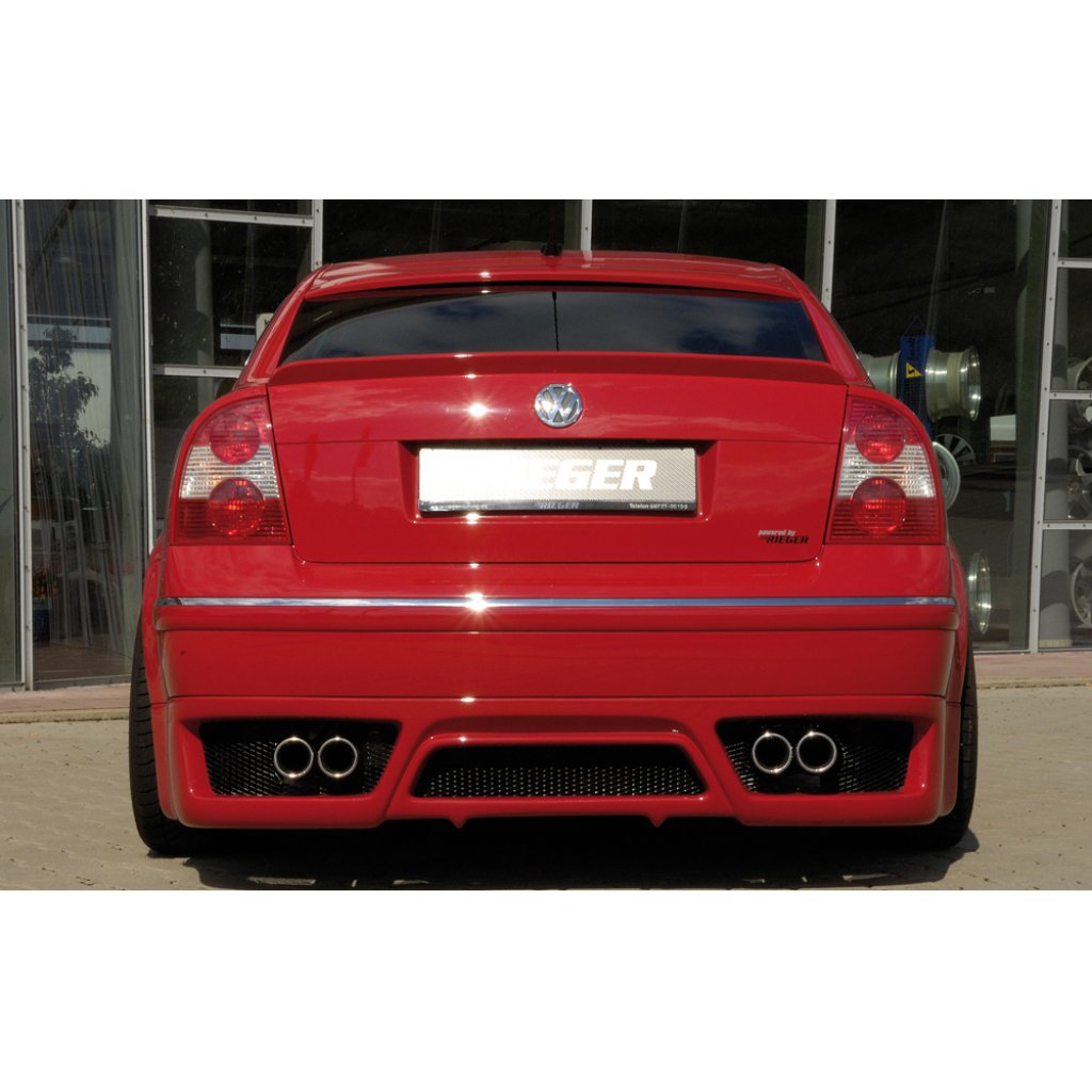 Rieger spoiler pod zadní nárazník pro Volkswagen Passat 3BG sedan, plast ABS bez povrchové úpravy