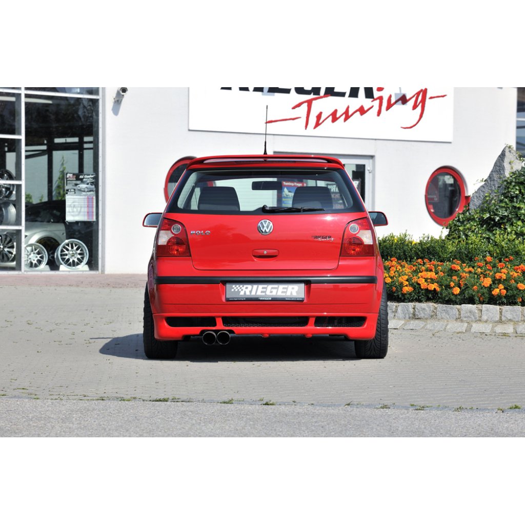Rieger spoiler pod zadní nárazník pro Volkswagen Polo 5 9N 3-dvéř., 5-dvéř. po faceliftu r.v. 00/06-, 10/01-03, plast ABS bez povrchové úpravy