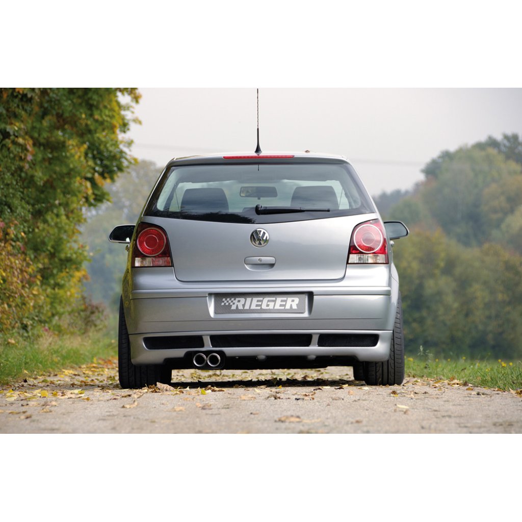 Rieger spoiler pod zadní nárazník pro Volkswagen Polo 5 9N 3-dvéř., 5-dvéř. po faceliftu r.v. 00/06-, 10/01-03, plast ABS bez povrchové úpravy