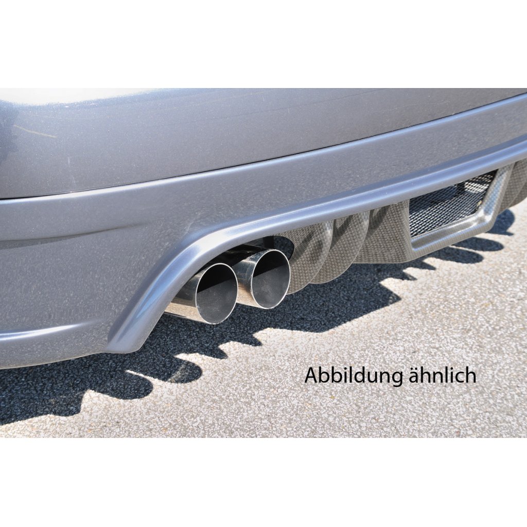 Rieger spoiler pod zadní nárazník pro Volkswagen Touran 1T van r.v. 03/03-10/06, plast ABS bez povrchové úpravy
