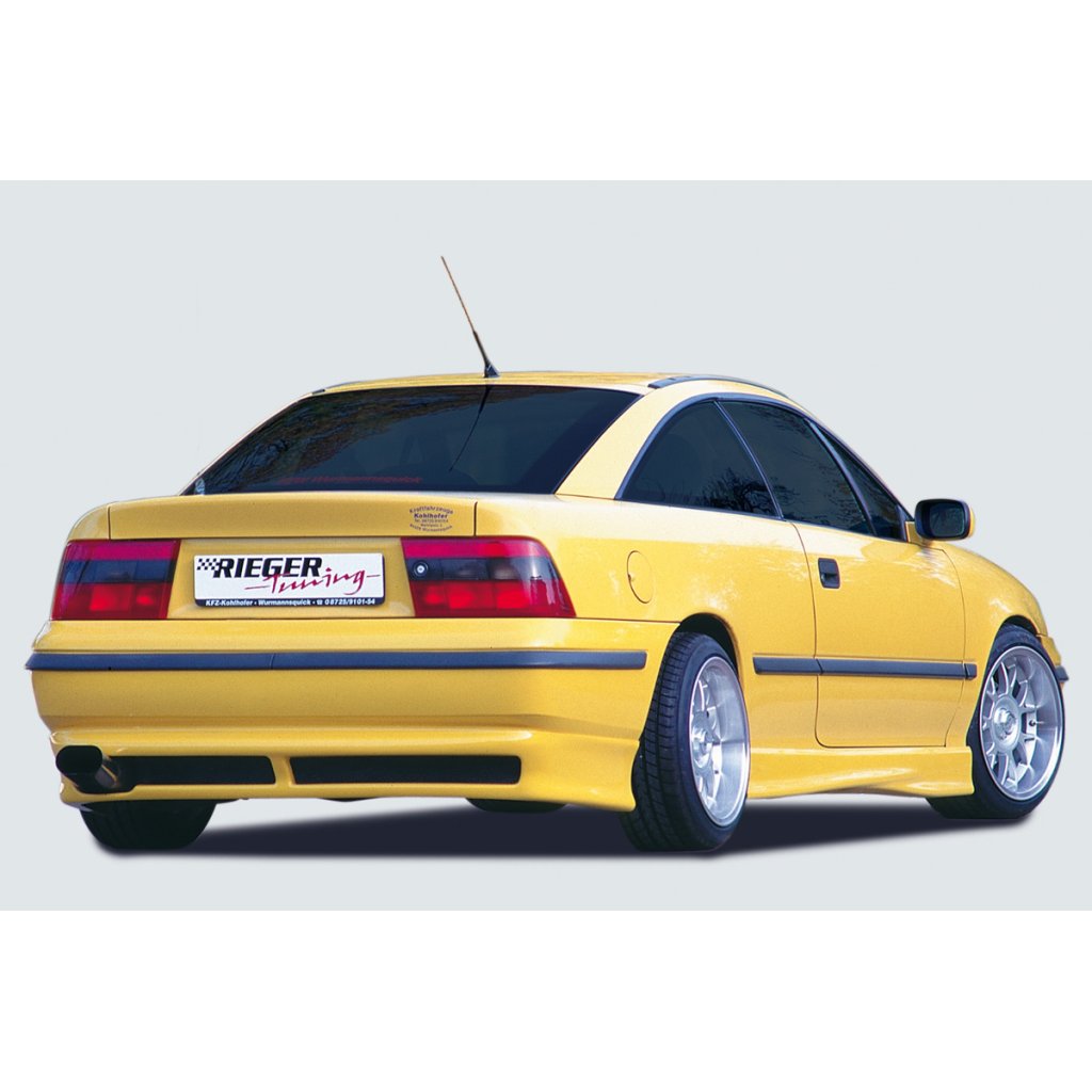 Rieger spoiler pod zadní nárazník widebody I pro Opel Calibra A 3-dvéř. r.v. 03/90-, plast ABS bez povrchové úpravy