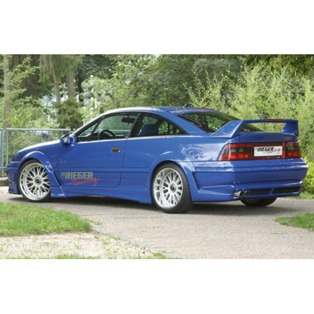 Rieger spoiler pod zadní nárazník widebody I pro Opel Calibra A 3-dvéř. r.v. 03/90-, plast ABS bez povrchové úpravy
