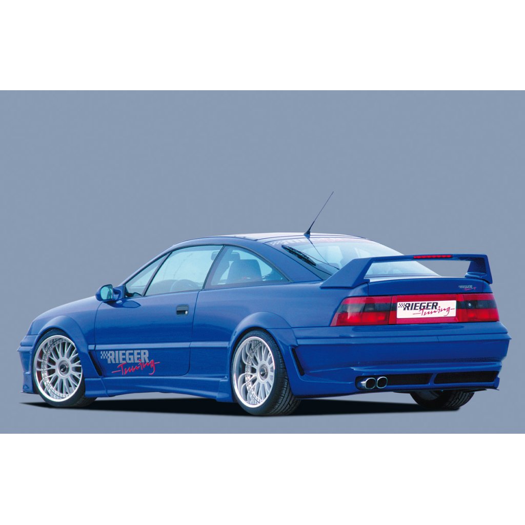 Rieger spoiler pod zadní nárazník widebody I pro Opel Calibra A 3-dvéř. r.v. 03/90-, plast ABS bez povrchové úpravy