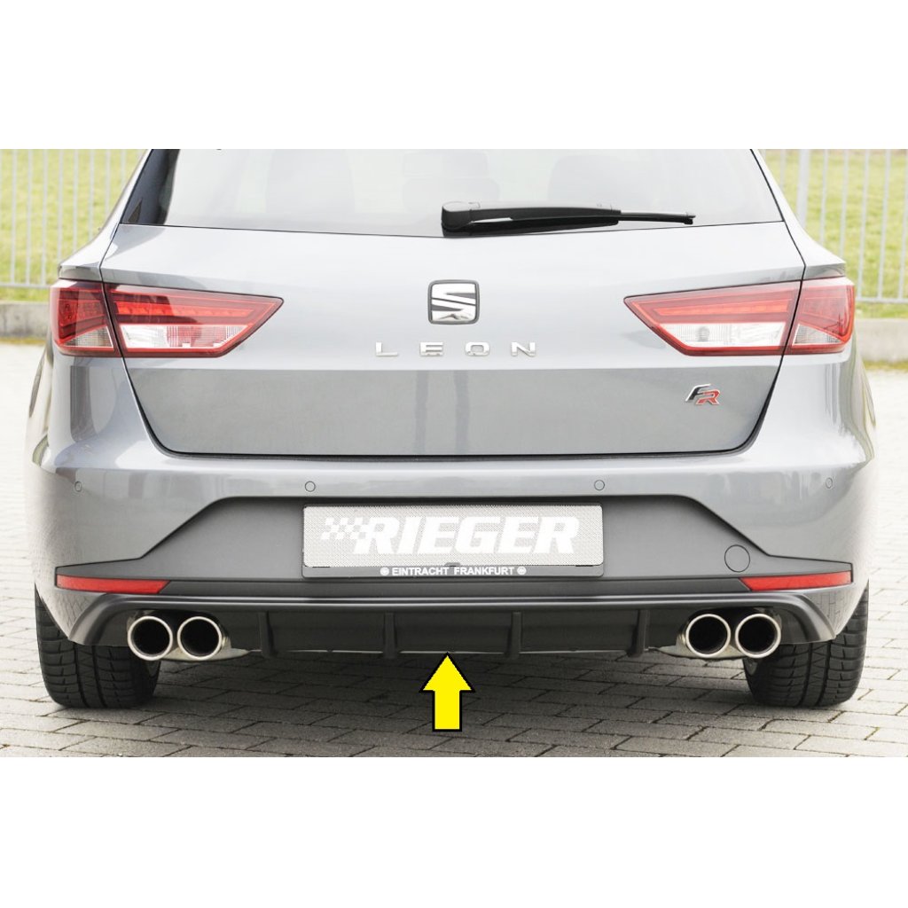 Rieger vložka zadního nárazníku (88104) pro Seat Leon FR 5F 5-dvéř. (ST/Combi) před faceliftem
