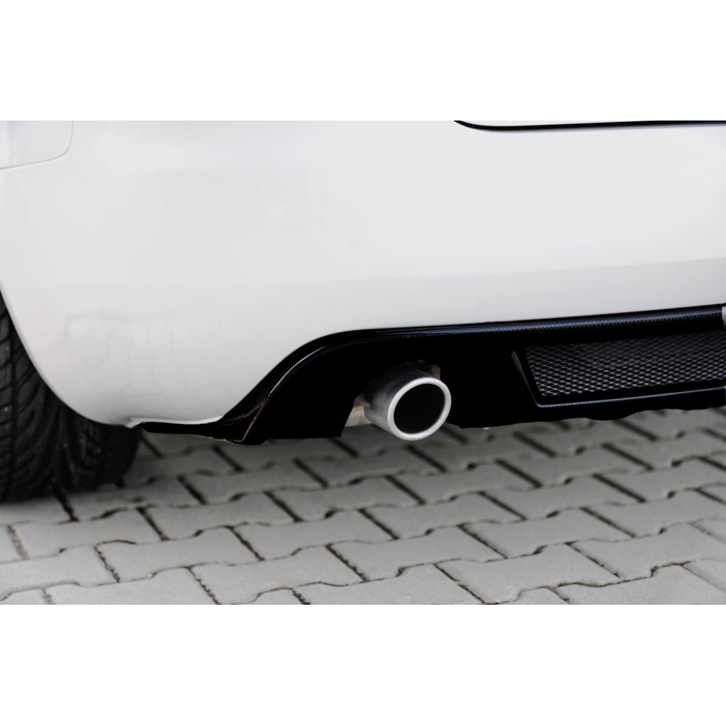 Rieger vložka zadního nárazníku (GBL-55268) pro Audi A4 8H kabriolet, plast ABS lakovaný do černé lesklé barvy