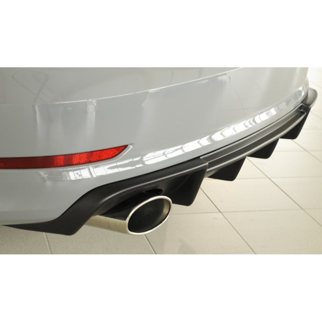 Rieger vložka zadního nárazníku pro Audi A3 S3 8V 3-dvéř. (convertible 8V7), 5-dvéř. (sedan 8VS) před faceliftem, plast ABS bez povrchové úpravy