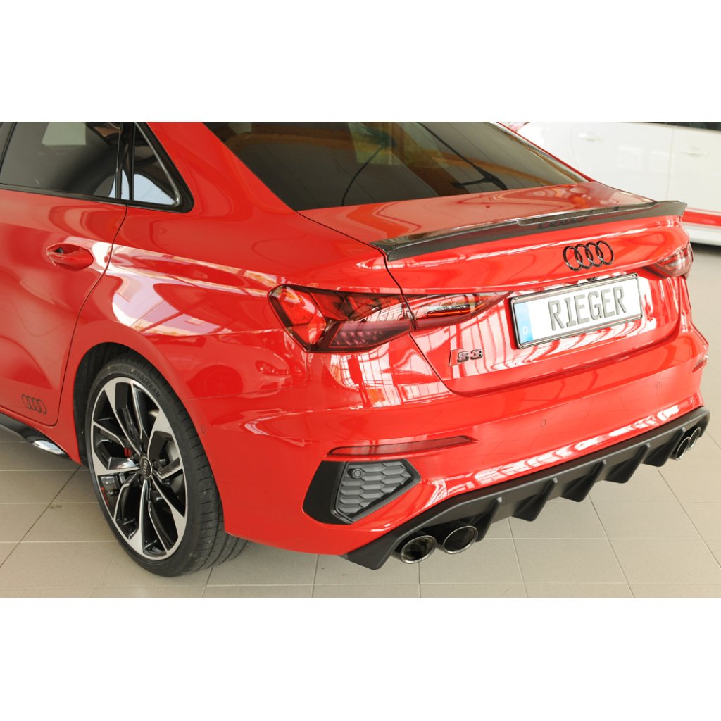 Rieger vložka zadního nárazníku pro Audi A3 S3 GY 5-dvéř. (sedan), plast ABS bez povrchové úpravy