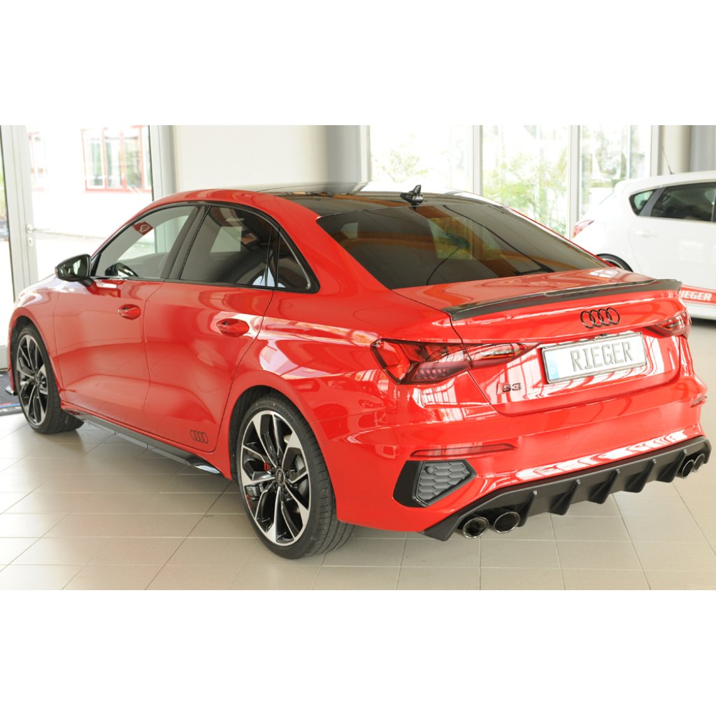 Rieger vložka zadního nárazníku pro Audi A3 S3 GY 5-dvéř. (sedan), plast ABS bez povrchové úpravy