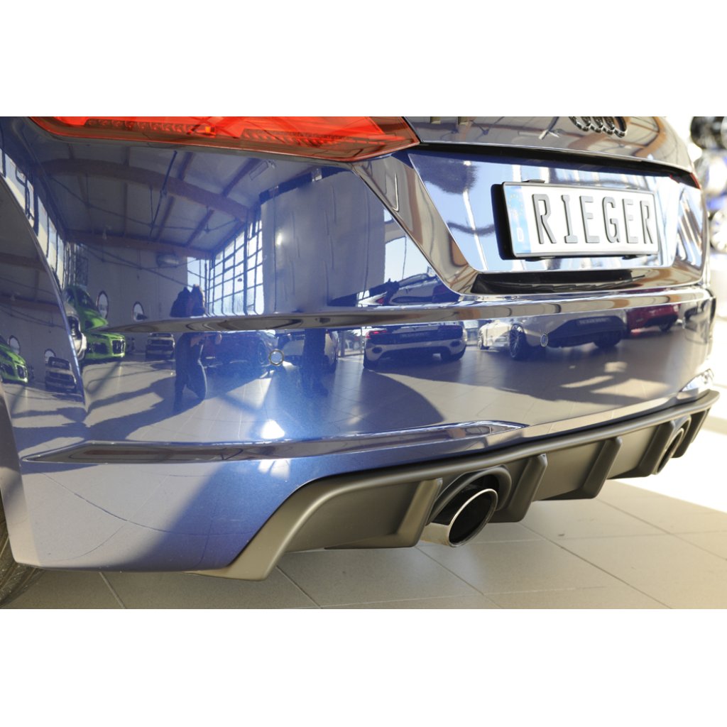 Rieger vložka zadního nárazníku pro Audi TT 8J-FV, 8S kupé, roadster vč. faceliftu, plast ABS bez povrchové úpravy