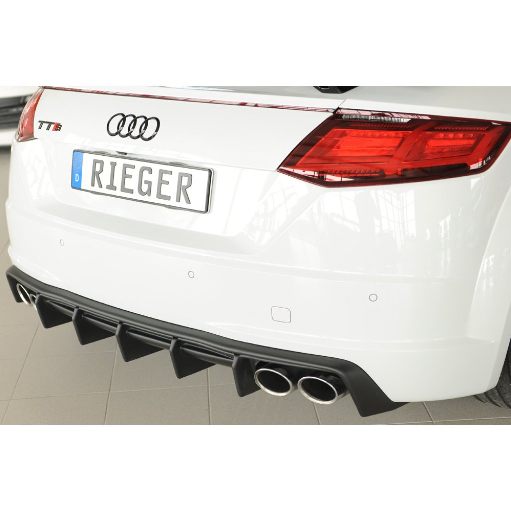 Rieger vložka zadního nárazníku pro Audi TT 8J-FV, 8S roadster, plast ABS bez povrchové úpravy