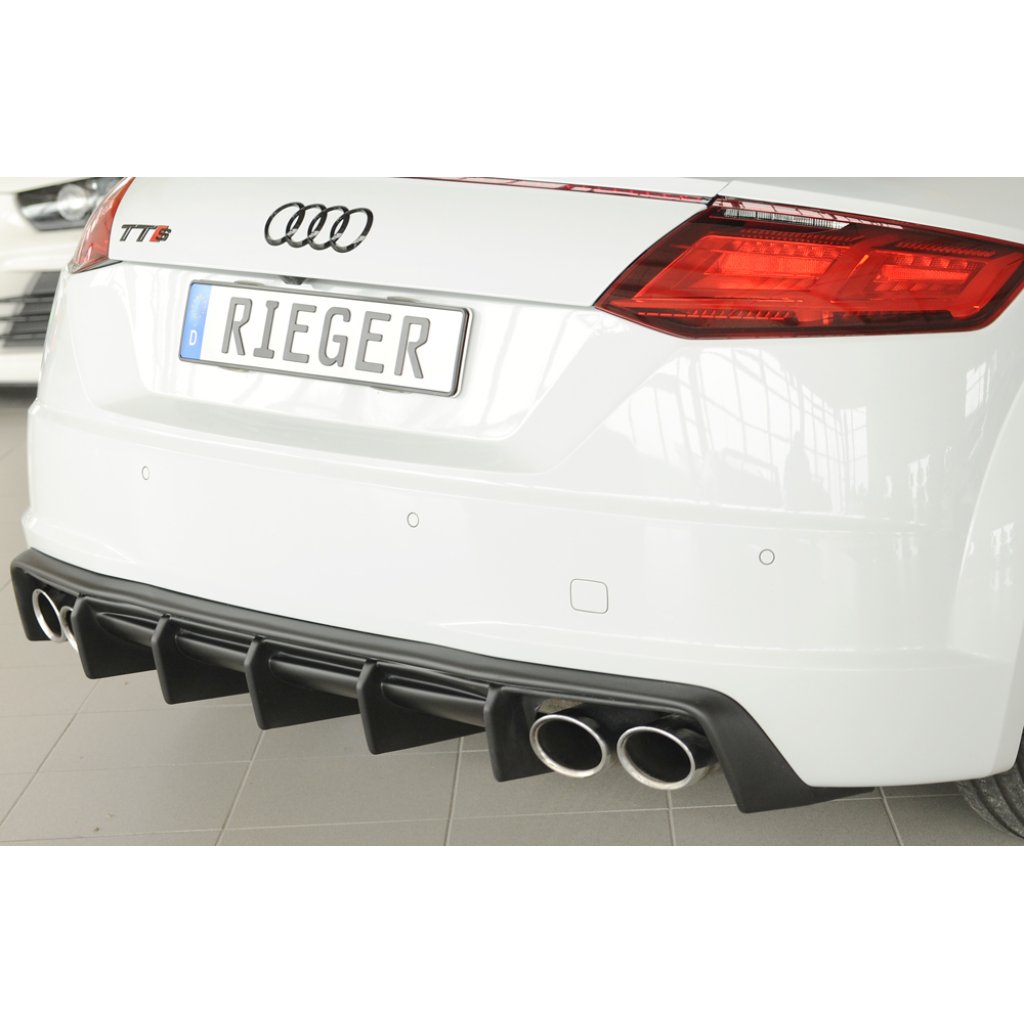 Rieger vložka zadního nárazníku pro Audi TT 8J-FV, 8S roadster, plast ABS bez povrchové úpravy