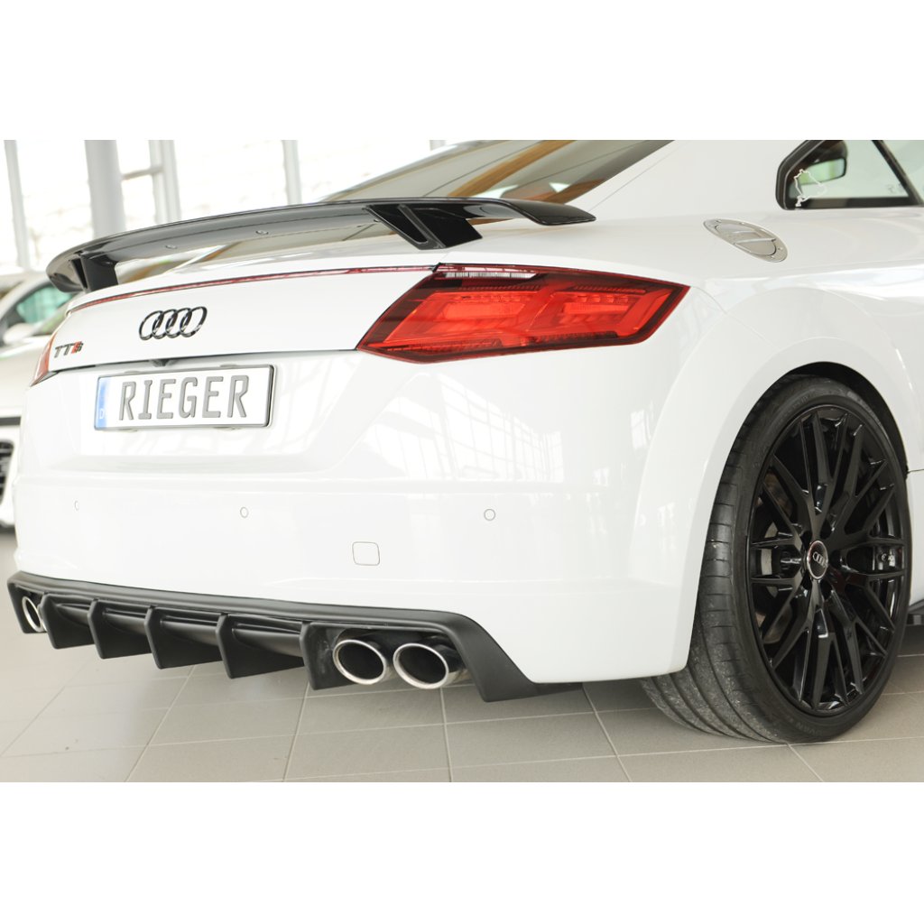 Rieger vložka zadního nárazníku pro Audi TT 8J-FV, 8S roadster, plast ABS bez povrchové úpravy