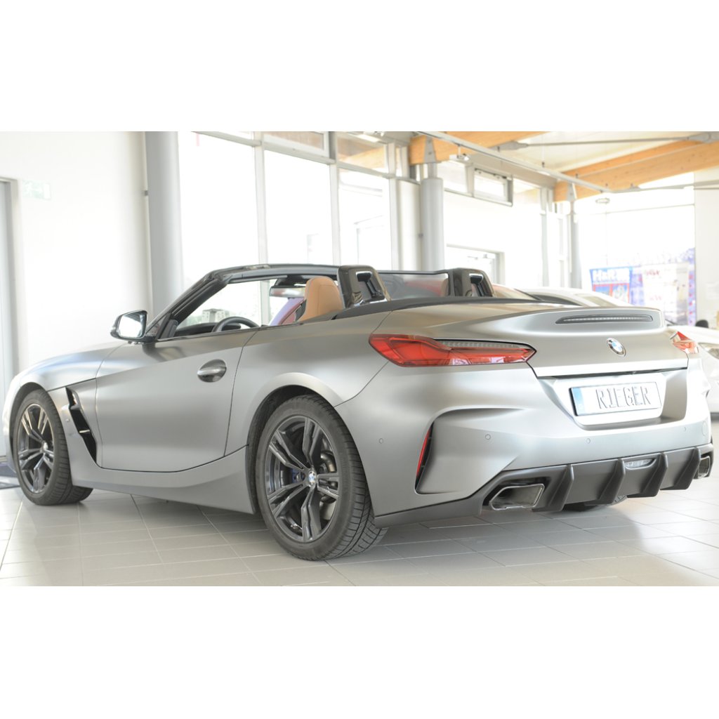 Rieger vložka zadního nárazníku pro BMW Z4 G29, G4Z roadster, plast ABS bez povrchové úpravy