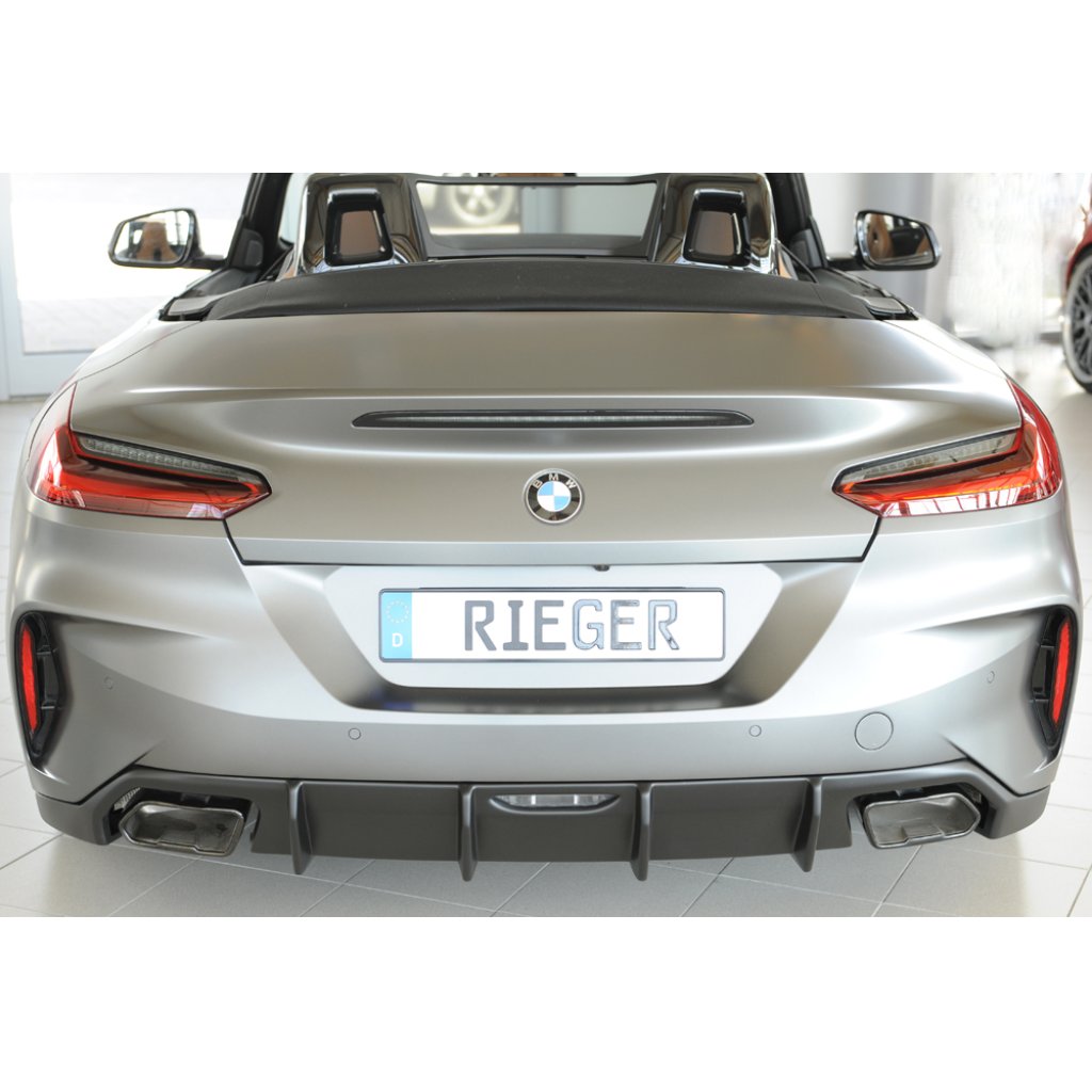 Rieger vložka zadního nárazníku pro BMW Z4 G29, G4Z roadster, plast ABS bez povrchové úpravy