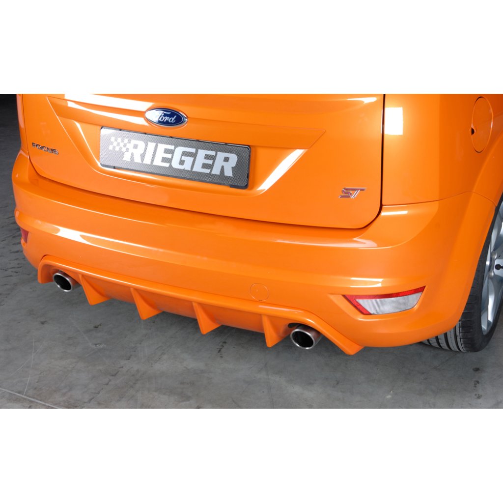 Rieger vložka zadního nárazníku pro Ford Focus 2 ST 3-dvéř., 5-dvéř. po faceliftu, plast ABS bez povrchové úpravy