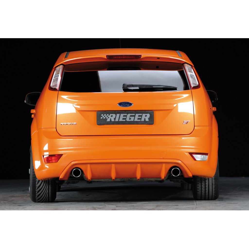 Rieger vložka zadního nárazníku pro Ford Focus 2 ST 3-dvéř., 5-dvéř. po faceliftu, plast ABS bez povrchové úpravy