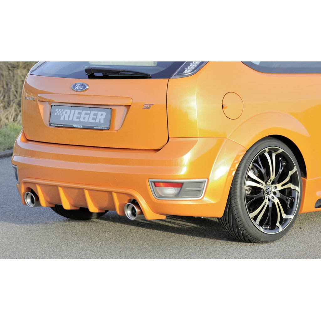 Rieger vložka zadního nárazníku pro Ford Focus 2 ST 3-dvéř., 5-dvéř. před faceliftem, plast ABS bez povrchové úpravy