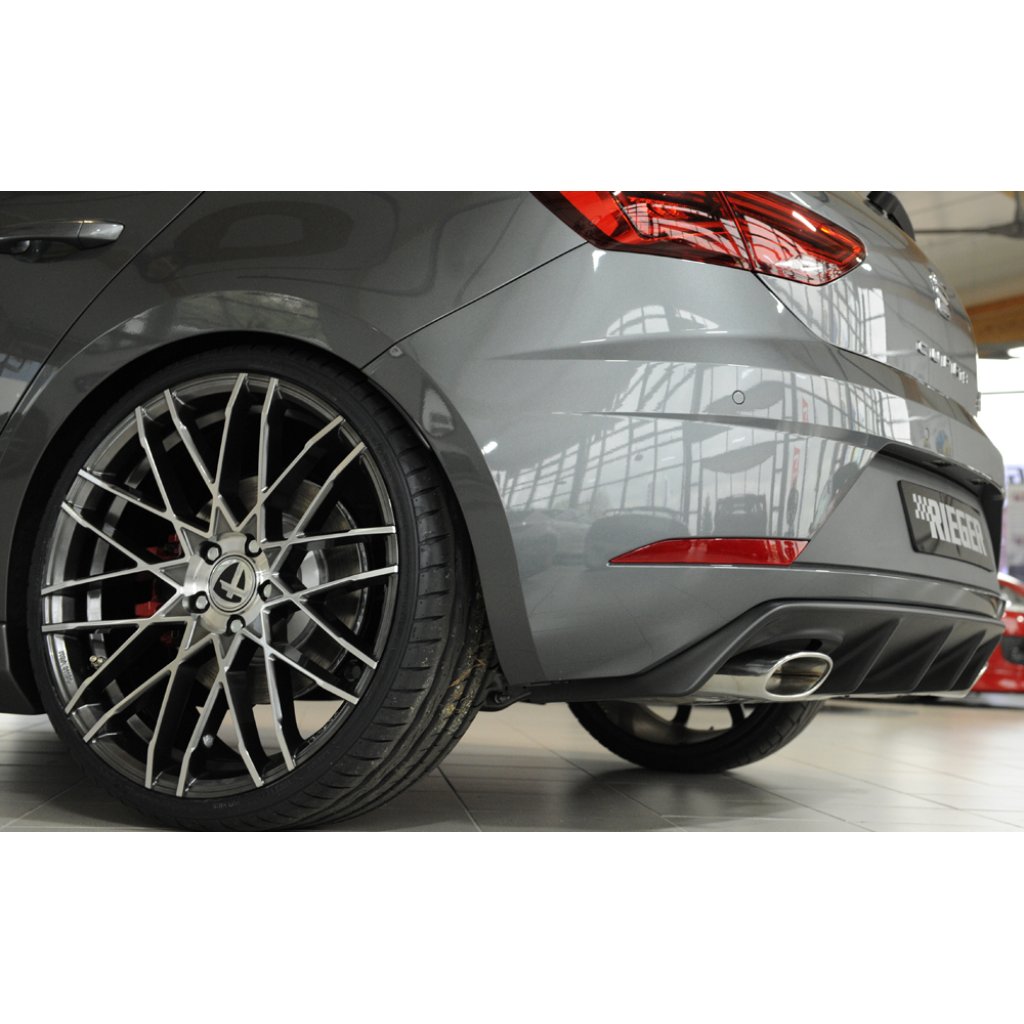 Rieger vložka zadního nárazníku pro Seat Leon Cupra 5F 3-dvéř. (sc), 5-dvéř. po faceliftu, plast ABS bez povrchové úpravy