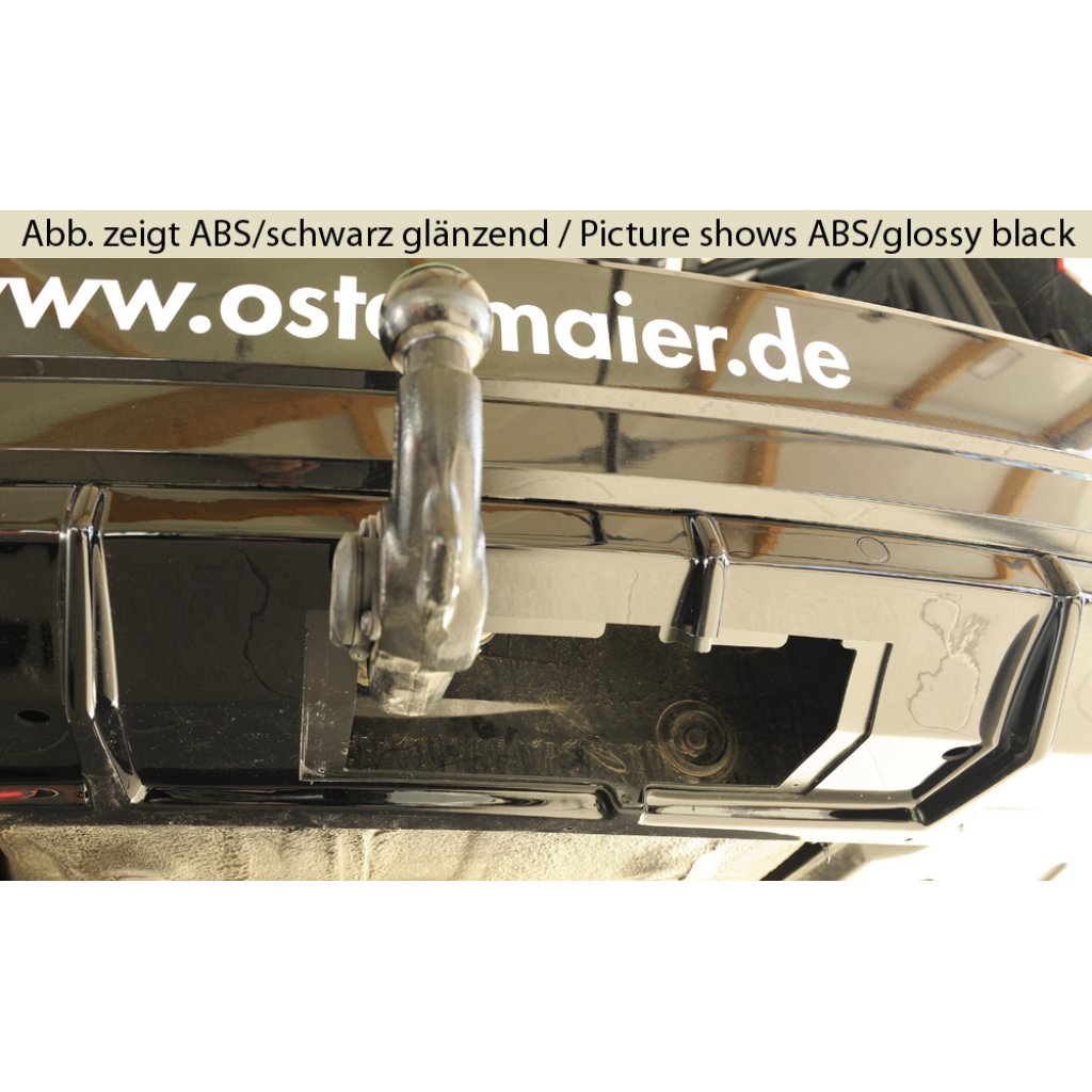 Rieger vložka zadního nárazníku pro Škoda Superb III 3T, 3V combi, sedan vč. faceliftu, plast ABS bez povrchové úpravy, pro vozy s tažným zařízením
