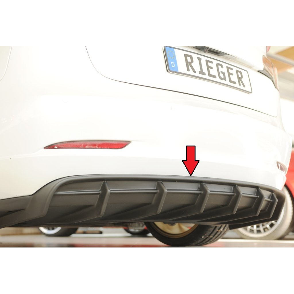 Rieger vložka zadního nárazníku pro Tesla Model 3 003, plast ABS bez povrchové úpravy