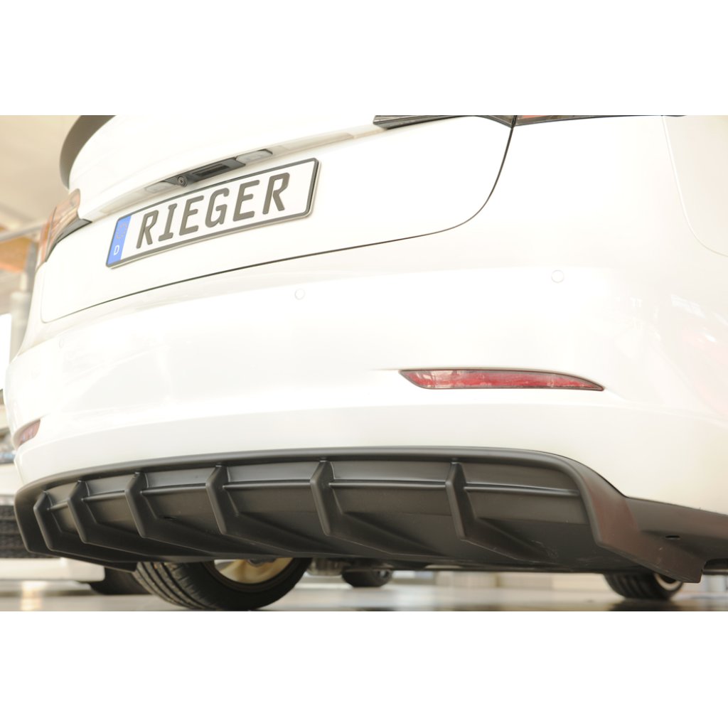 Rieger vložka zadního nárazníku pro Tesla Model 3 003, plast ABS bez povrchové úpravy