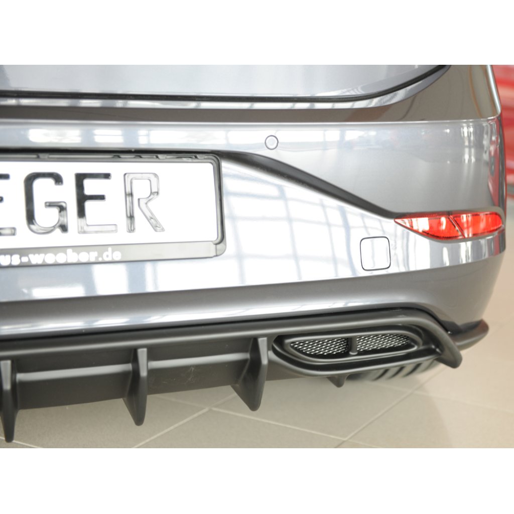 Rieger vložka zadního nárazníku pro Volkswagen Polo AW 5-dvéř., plast ABS bez povrchové úpravy, R-Line, r.v. 06/2017-05/2021