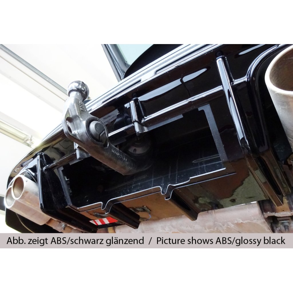 Rieger vložka zadního nárazníku (pro vozy s tažným zařízením) pro Seat Ateca Cupra 5FP, plast ABS bez povrchové úpravy