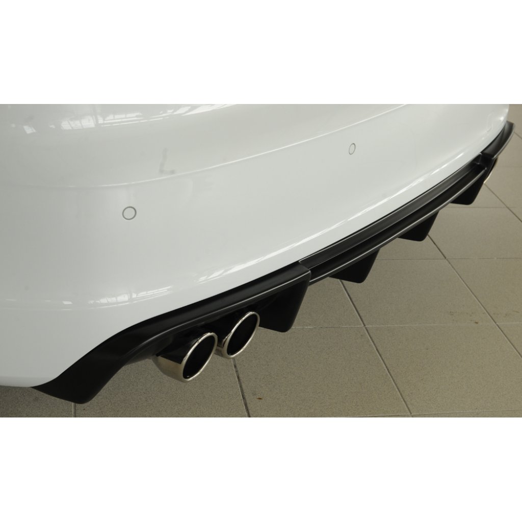 Rieger vložka zadního nárazníku (Typ: 56805) pro Audi A3 S3 8V 3-dvéř. (hatchback 8V1), 5-dvéř. (sportback 8VA) před faceliftem, plast ABS bez povrchové úpravy