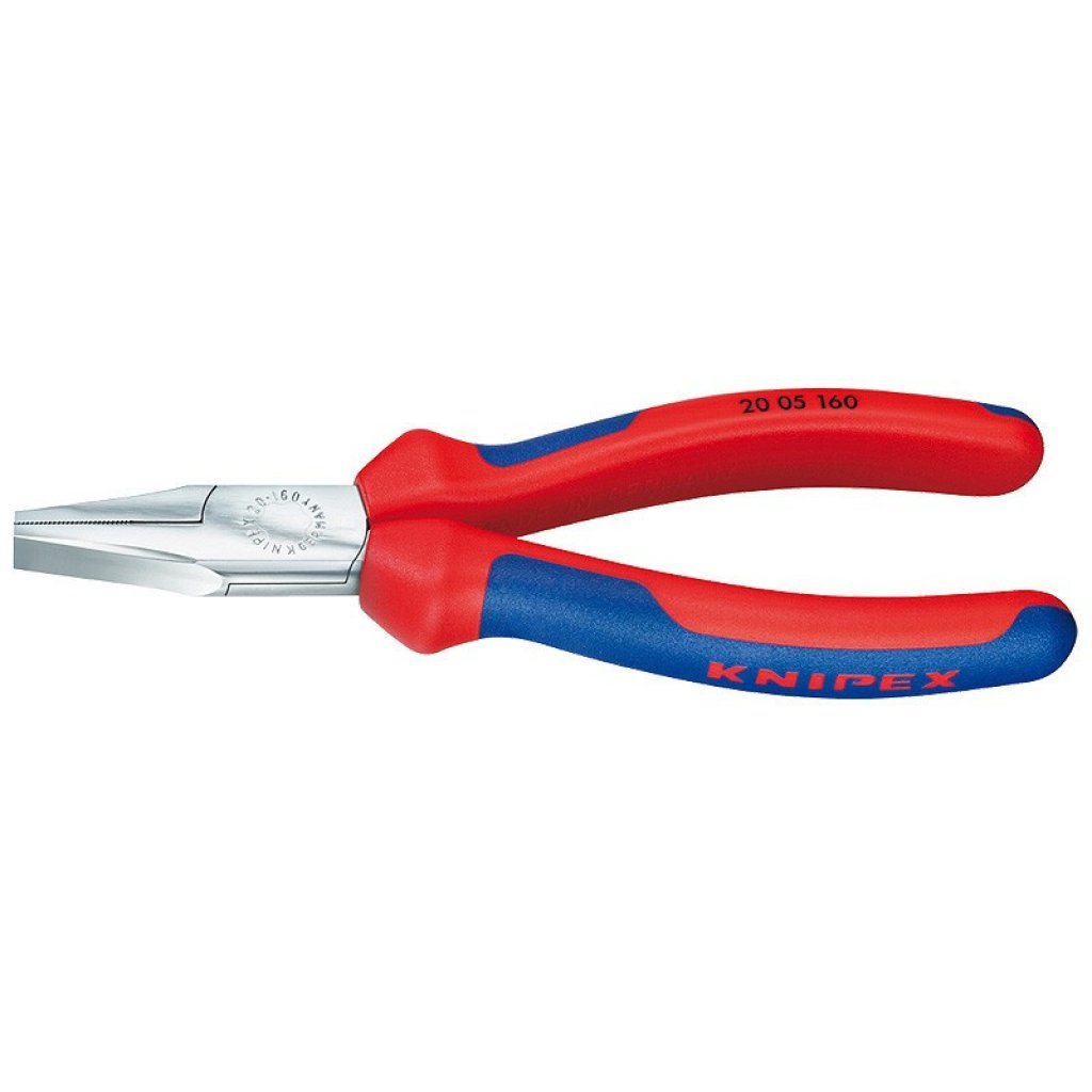 Rovné ploché kleště 140 mm Knipex chromované - 2005140