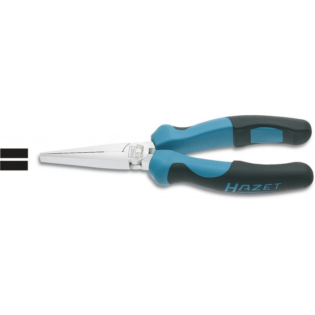Rovné ploché kleště 160 mm Hazet DIN 5745 - HA006274 (1816-22)