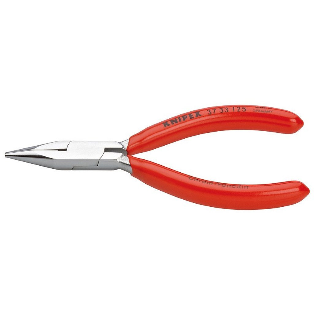 Rovné půlkulaté kleště 125 mm Knipex pro jemnou mechaniku chromované - 3733125