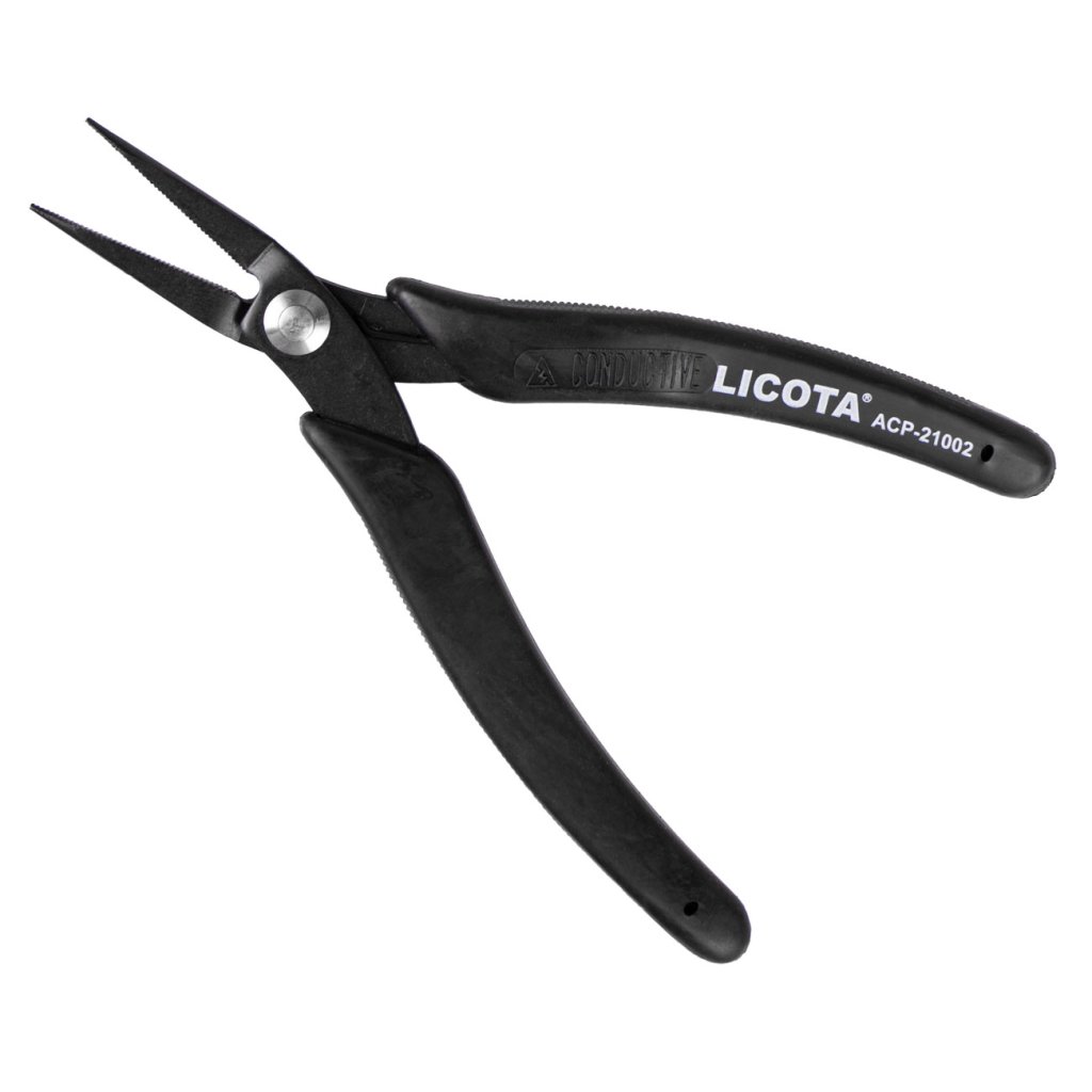 Rovné půlkulaté kleště 145 mm pro elektroniku - LIACP21002