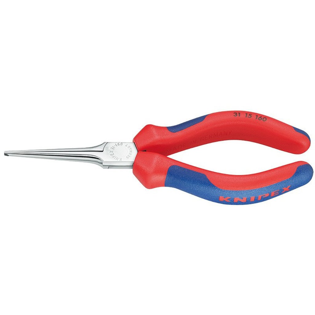 Rovné půlkulaté kleště 160 mm Knipex s dlouhými čelistmi - 3115160