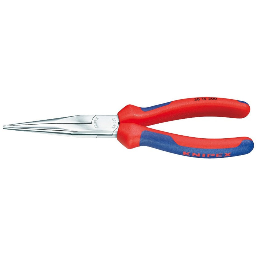 Rovné půlkulaté kleště 200 mm Knipex pro mechaniky chromované - 3815200
