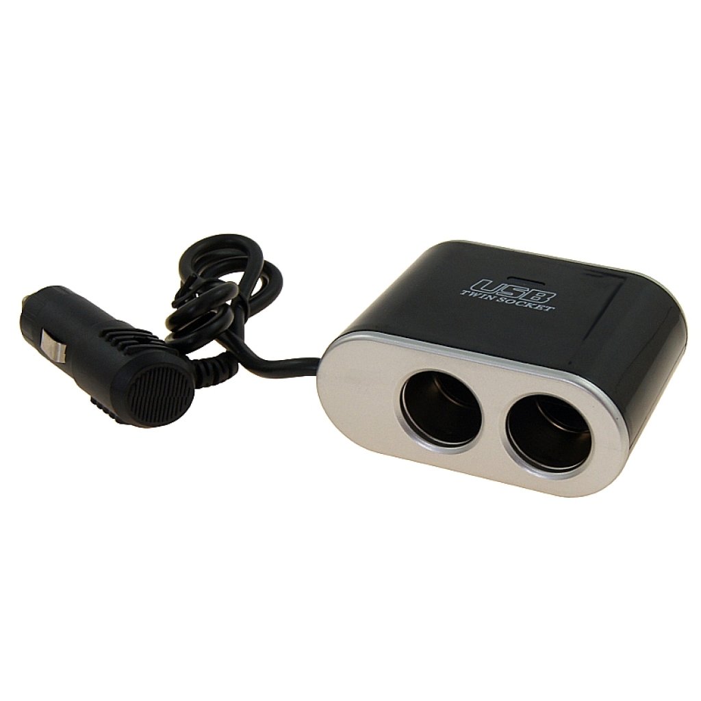 Rozdvojka zapalovače s kabelem, 12/24V, 1xUSB 1A, 58613