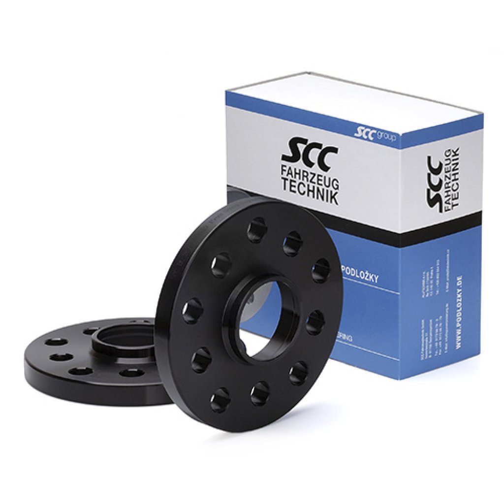 Rozšiřovací podložky 20mm 5/112+5/120-66,5 (SCC 12170/XW černý elox)(A=18mm,B=2mm) 2ks