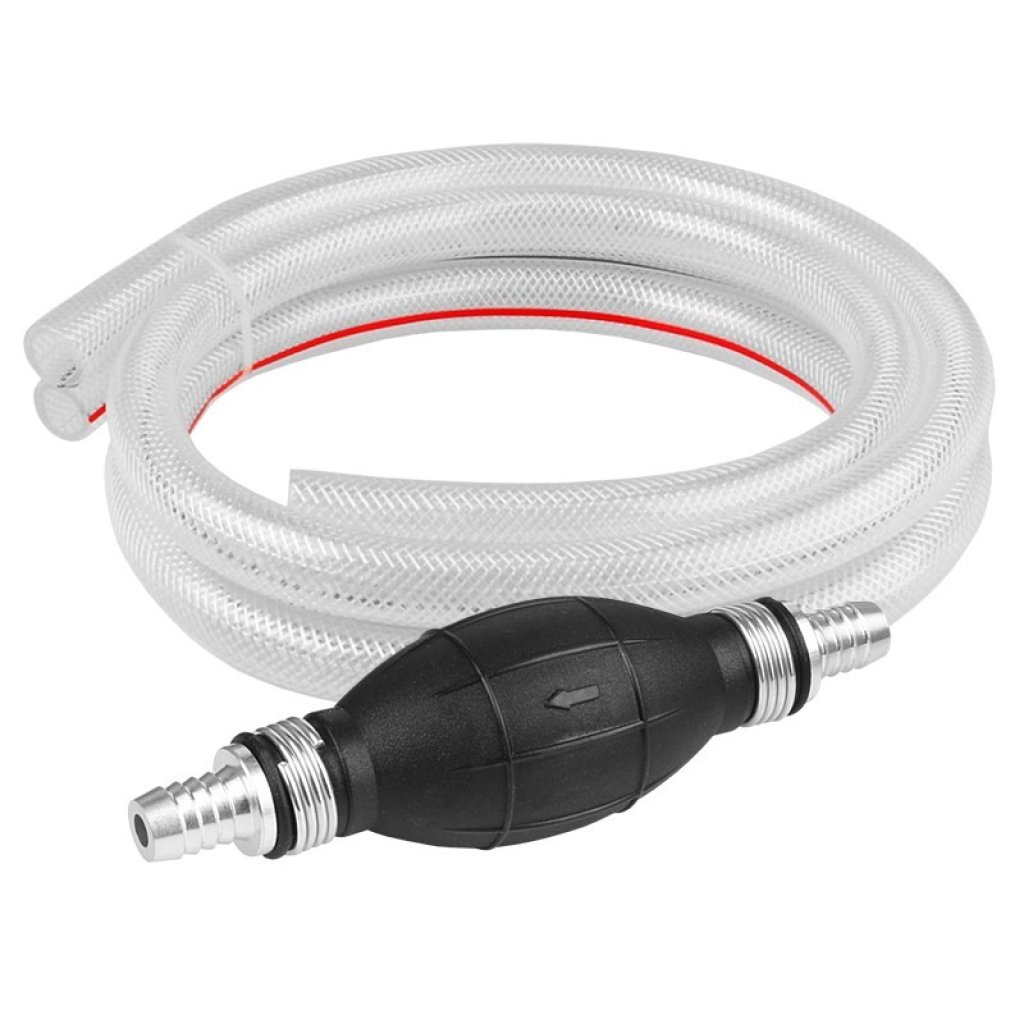 Ruční přečerpávací pumpička se zpětným ventilem pr.12mm + hadice 2x1m, 86076
