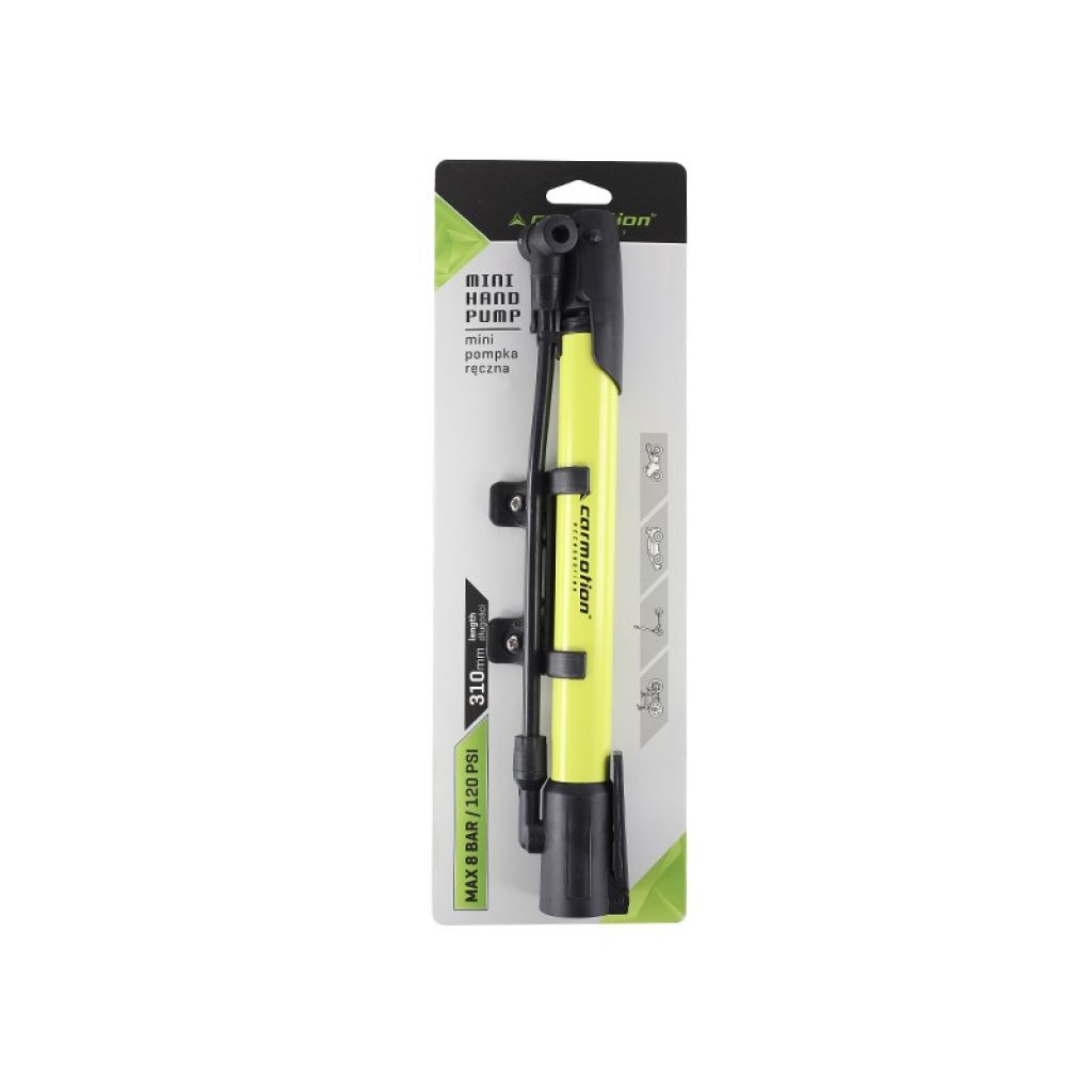 Ruční pumpička na kolo délka 310mm, 8 BAR, 83509